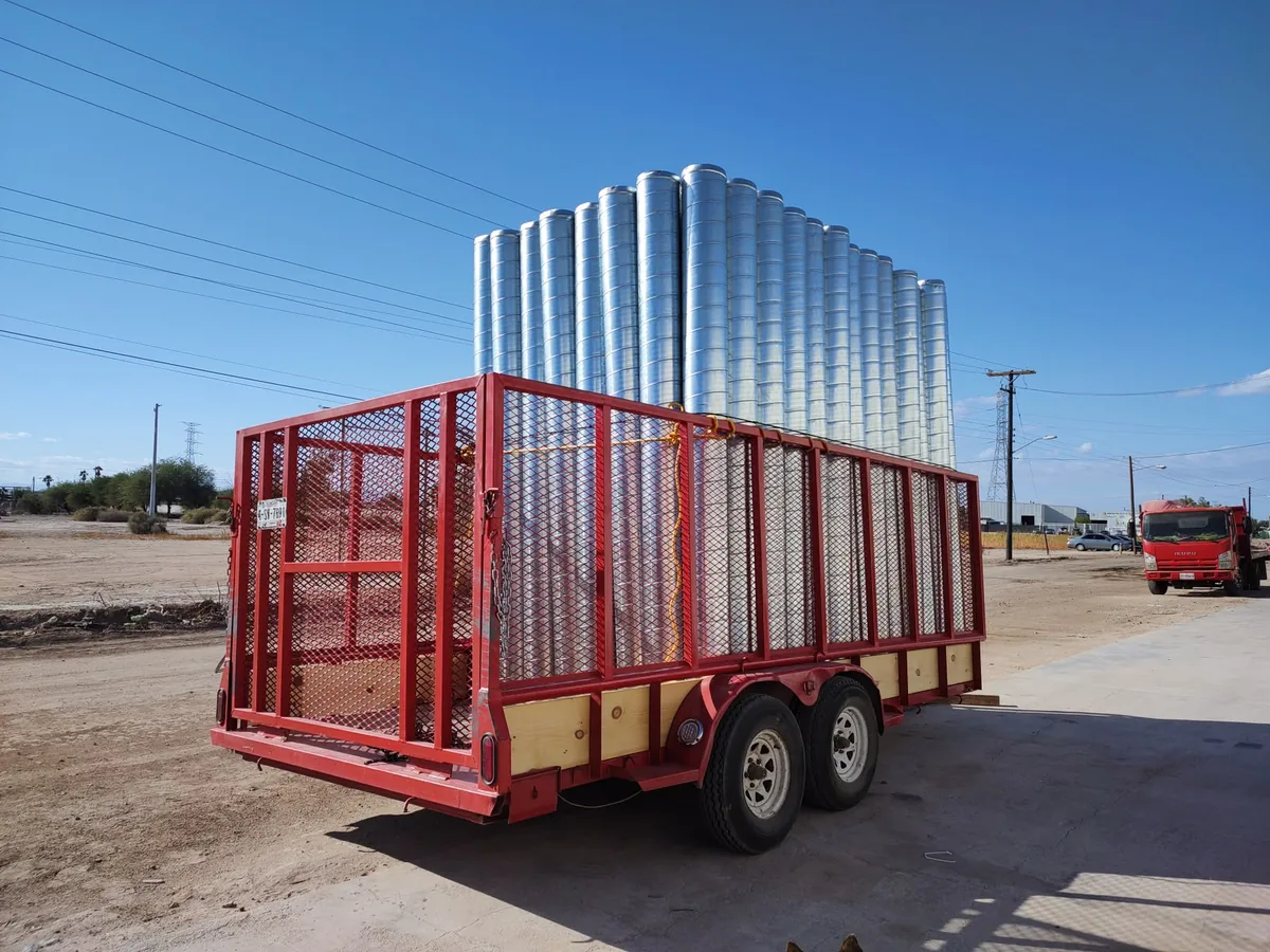 Espiro Ductos verticales fabricados en Ductyza